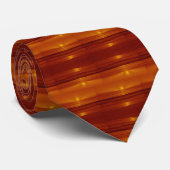 Stropdas Sunrise - Oranje (Opgerold)