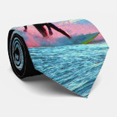 stropdas "Sunset Rush"-Mannen (Opgerold)