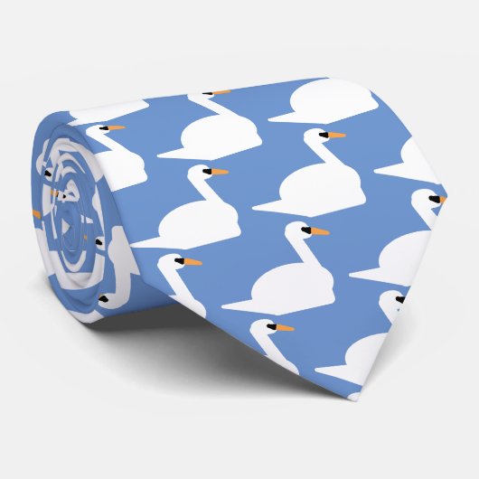 Stropdas Swan (Opgerold)