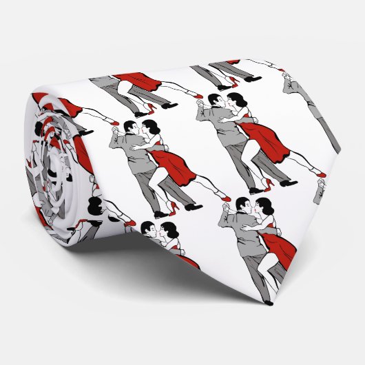 Stropdas Tango Dancers (Opgerold)