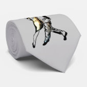 stropdas tekenen (Opgerold)