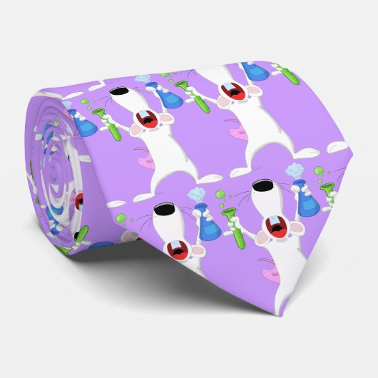 Stropdas testbuis Lab Rat (Opgerold)