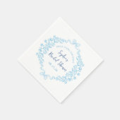 "Stropdas the Knot" Iets blauw Bow Vrijgezellenfee Servet (Hoek)