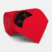 Stropdas theatermaskers (Opgerold)