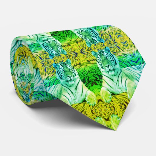 Stropdas Tiger (Opgerold)