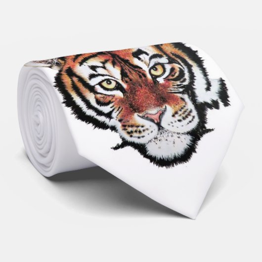 Stropdas Tiger (Opgerold)