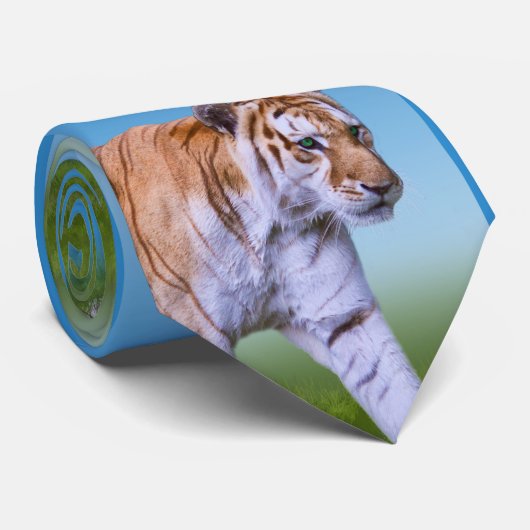 Stropdas Tiger (Opgerold)