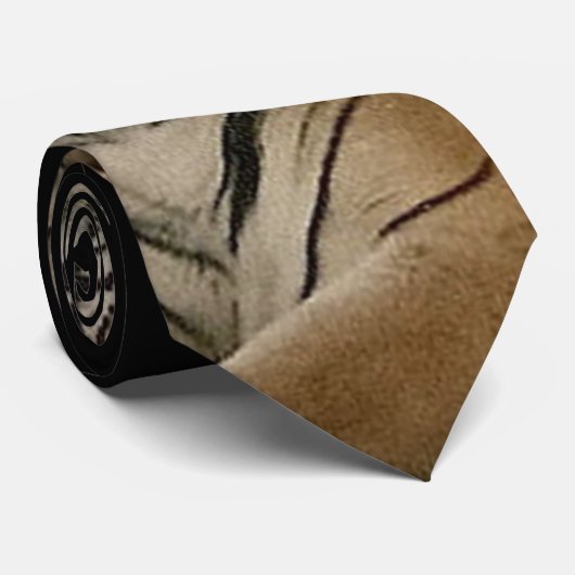 Stropdas Tiger Face (Opgerold)