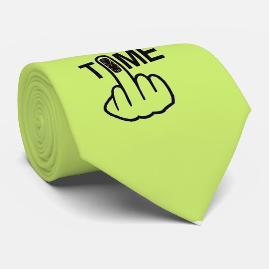 Stropdas Tijd omdraaien (Opgerold)