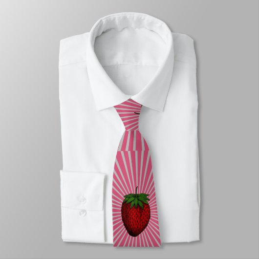 Stropdas Trippy Strawberry (Gebonden)
