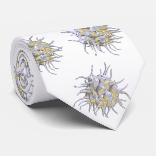 stropdas - Trombocyten (geactiveerd) op het witte (Opgerold)