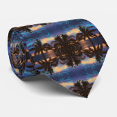 Stropdas tropische eilanden in Hawaiian (Opgerold)