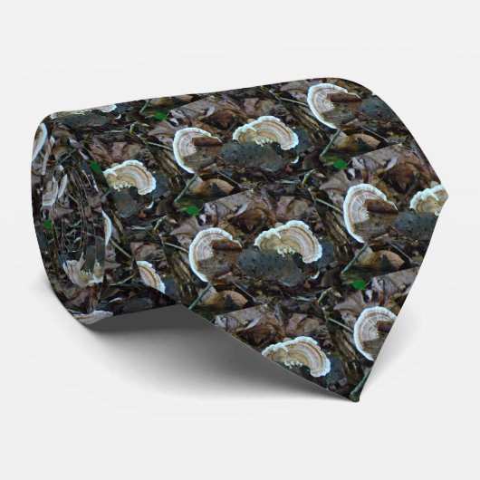 Stropdas Turkey Tail Shelf Fungus - Natural (Opgerold)