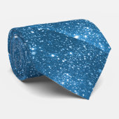 Stropdas Turquoise Sparkle (Opgerold)