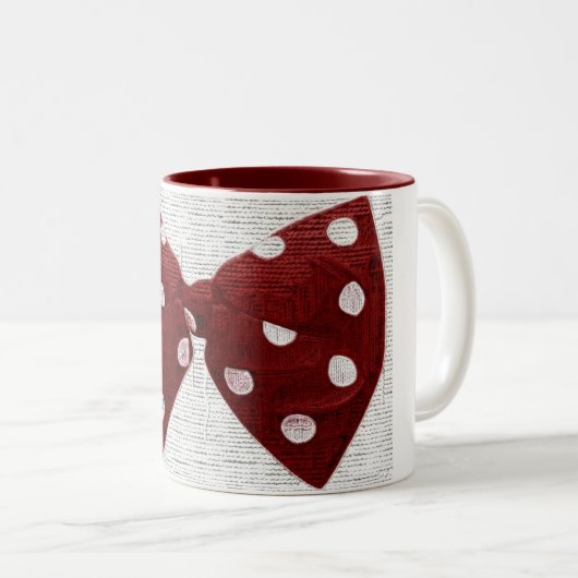 Stropdas Tweekleurige Koffiemok (Voorkant rechts)