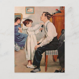 Stropdas Tying Daddys Briefkaart