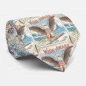 Stropdas uit de Patriottische Wereldoorlog I "Wide (Opgerold)