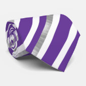 Stropdas Ultra Violet Striped Pattern (Opgerold)