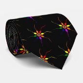 stropdas "Unsubtle Rainbow Sperm Art" (Opgerold)