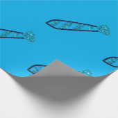 Stropdas Vaderdag Glitter Cadeaupapier (Hoek)