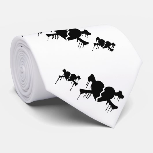 Stropdas Valentijnsdag Botten (Opgerold)