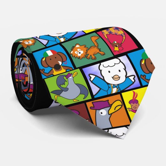 Stropdas van ambassadeur Bird Character (Opgerold)