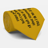 Stropdas van apothekers "Verborgen berichten" voor (Opgerold)