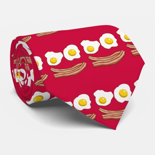 Stropdas van bacteriën en eieren (Opgerold)