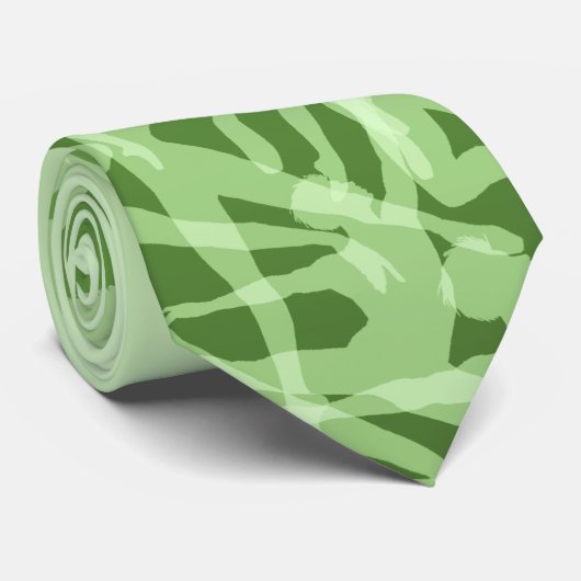 Stropdas van ballet Silhouette (peridot) (Opgerold)