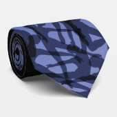 Stropdas van ballet Silhouette (saffier) (Opgerold)