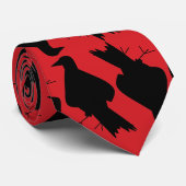 Stropdas van Blackbird - Rood (Opgerold)