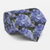 Stropdas van blauwe hydrangea (Opgerold)