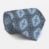 Stropdas van blauwe kwallen (Opgerold)