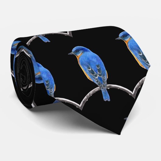 Stropdas van blauwvogel (Opgerold)