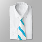 Stropdas van Bright Blue Stripes Silky Mannen (Gebonden)