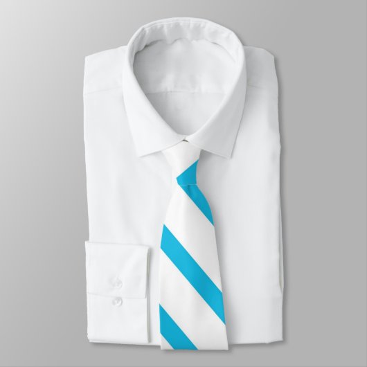 Stropdas van Bright Blue Stripes Silky Mannen (Gebonden)