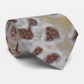 Stropdas van bruine forel (Opgerold)