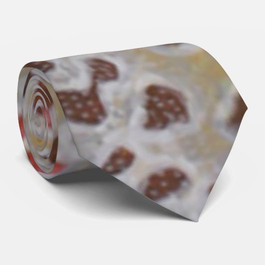 Stropdas van bruine forel (Opgerold)