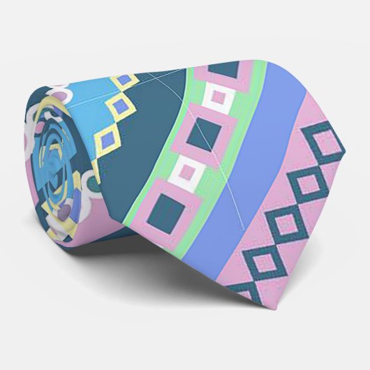 Stropdas van Carrousel Ride Mannen (Opgerold)