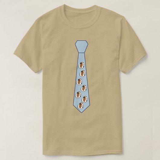 Stropdas van cavia's t-shirt (Design voorkant)