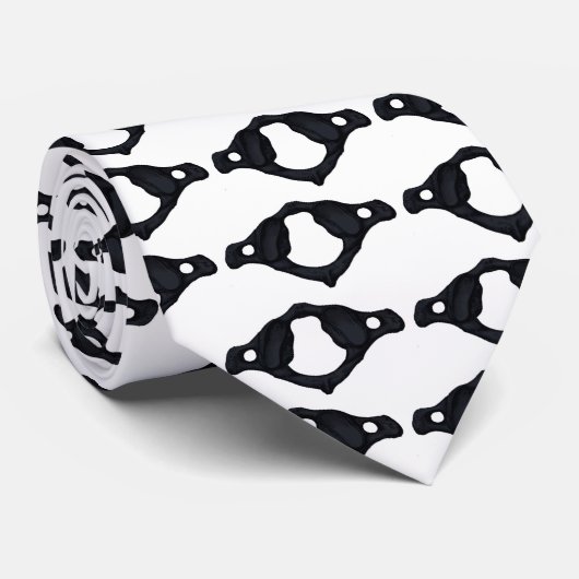 Stropdas van Chiropractic Atlas (Opgerold)