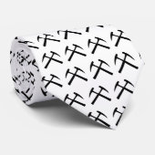 Stropdas van Crossed Rock Hammers (Opgerold)