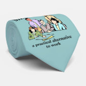 Stropdas van de Arbeidsplaats van het Bureau Humor (Opgerold)