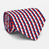 Stropdas van de Franse vlag Honeycomb (Opgerold)