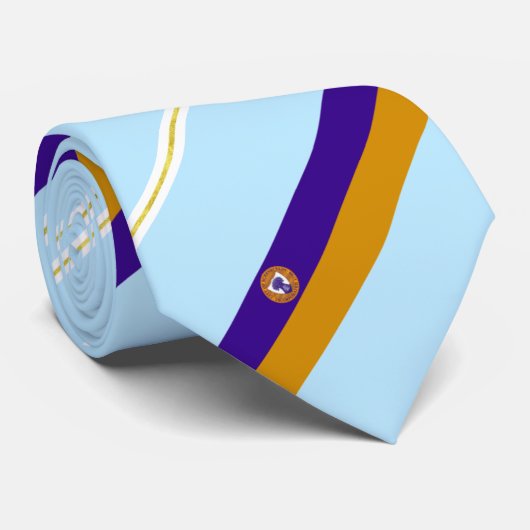 Stropdas van de gemeentelijke vlag van Schenectady (Opgerold)