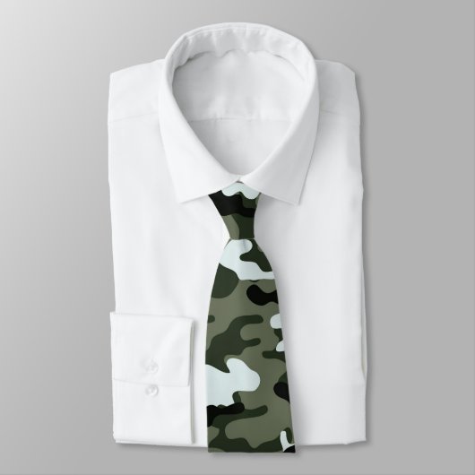 Stropdas van de Groene Camouflage-Mannen (Gebonden)