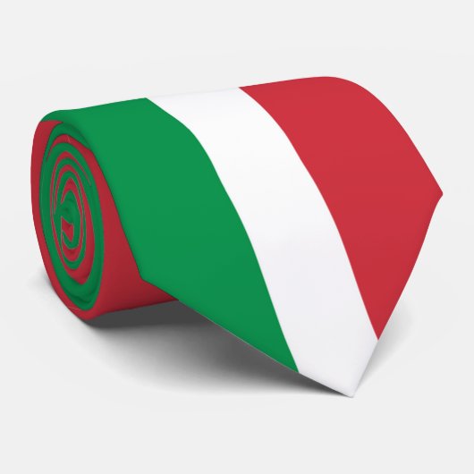 Stropdas van de Italiaanse vlag (Opgerold)