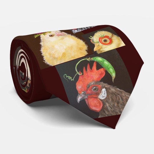 Stropdas van de kippenkrans (Opgerold)