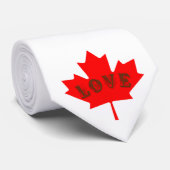 stropdas van de liefde Canada dag rode maple leaf (Opgerold)