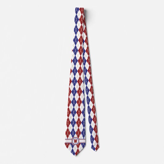 Stropdas van de Mannen van Americana Argyle (Voorkant)